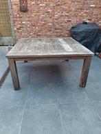Tuintafel, Tuin en Terras, Ophalen, Gebruikt, Vierkant, Teakhout