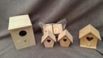 lot van 6 houten vogelhuisjes, Tuin en Terras, Ophalen of Verzenden, Nieuw