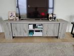 TV meubel met ledstrip te koop, Huis en Inrichting, Kasten |Televisiemeubels, Ophalen, 150 tot 200 cm, Minder dan 100 cm, 25 tot 50 cm