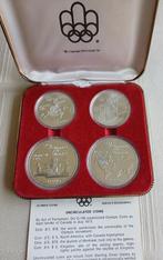 Zilveren munten van de Olympische Spelen in Montreal in 1976, Postzegels en Munten, Munten | België, Verzenden, Zilver, Setje