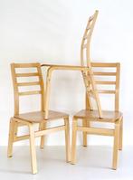 3 vintage playwood stoelen SETPRIJS!, Huis en Inrichting, Stoelen, Ophalen, Hout, Drie