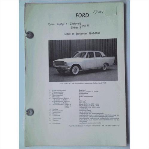 Ford Zephyr V4 en V6 Vraagbaak losbladig 1962-1963 #1 Nederl, Livres, Autos | Livres, Utilisé, Ford, Enlèvement ou Envoi