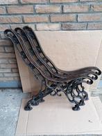 3 Pieds de banc en fonte, Tuin en Terras, Tuinbanken, Ophalen, Gebruikt, Metaal