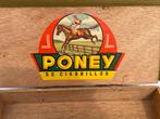Poney houten sigarendoos tabak horse jockey jumping pherd, Ophalen of Verzenden, Gebruikt, Tabaksdoos of Verpakking