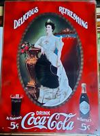 Plaque coca cola 35 sur 24cm, Collections, Enlèvement ou Envoi, Comme neuf