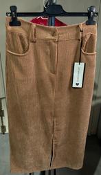 Rok, Beige, Nieuw, Onder de knie, Ophalen