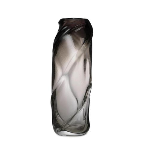 Ferm Living Water Vase Swirl Gris Fume, Huis en Inrichting, Woonaccessoires | Vazen, Nieuw, Overige kleuren, Minder dan 50 cm