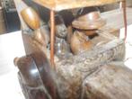 Afrikaanse deco in hout, Antiek en Kunst, Kunst | Beelden en Houtsnijwerken, Ophalen