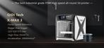 3D printer 325*325*315mm QIDI TECH X-Max 3, 600mm/s, Computers en Software, Ophalen, Zo goed als nieuw, QIDI