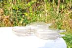 6 raviers en verre hors d'oeuvre poisson, Enlèvement ou Envoi, Comme neuf, Verre, Récipient(s)