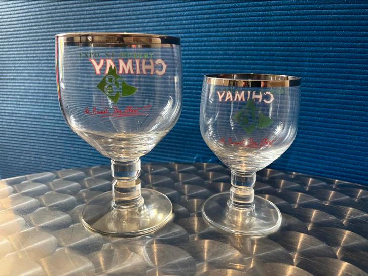 2 Chimay Expo St Hubert-glazen, Verzamelen, Biermerken, Nieuw, Ophalen of Verzenden