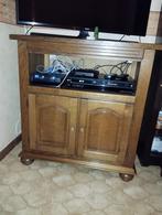 Meuble TV hi-fi en chêne, Maison & Meubles, Enlèvement, Utilisé, Chêne