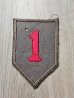 US WW2 1st Infantry division patch British made Big Red One, Ophalen of Verzenden