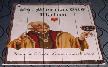 Reclamebord (karton) St-Bernardus Watou.