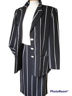 Louis Féraud tailleur mt 40-42, Kostuum of Pak, Blauw, Maat 42/44 (L), Ophalen of Verzenden