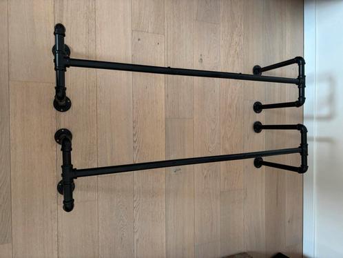 Set van 2x BTD Metalen Industriële Pijp Kledingrek, Kleding | Dames, Kledingrekken, Zo goed als nieuw, Ophalen