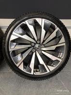 21” originele Skoda Enyaq IV velgen + banden breedset 5x112, Auto-onderdelen, Banden en Velgen, Gebruikt, Banden en Velgen, 235 mm