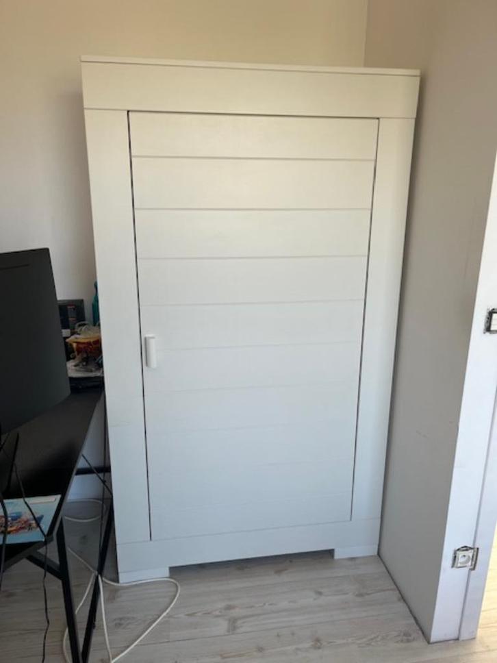 Kleerkast wit kind jeugd, Huis en Inrichting, Kasten | Kleerkasten, Zo goed als nieuw, 150 tot 200 cm, 50 tot 100 cm, 50 tot 75 cm