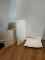 Set de 3 pièces design Natuzzi en très bon état, Maison & Meubles, Enlèvement, Comme neuf, Blanc