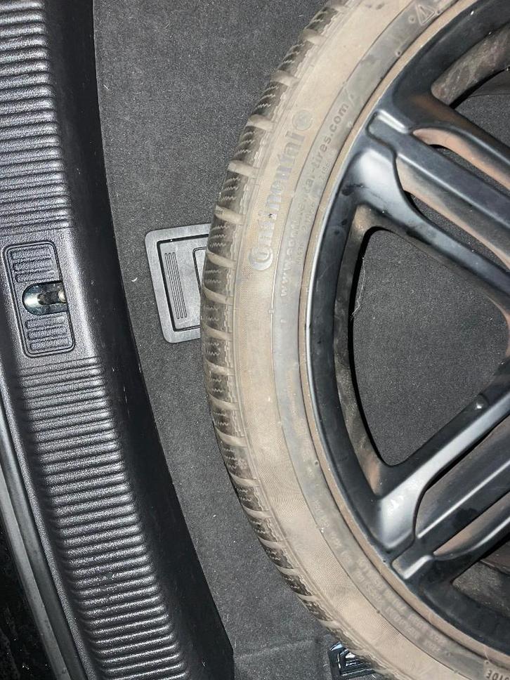 Audi A5 S line velgen 19inch met continental winterbanden, Auto-onderdelen, Banden en Velgen, Velg(en), Winterbanden, 19 inch
