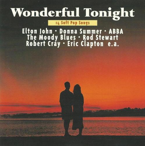 CD * WONDERFUL TONIGHT - 14 SOFT POP SONGS, Cd's en Dvd's, Cd's | Pop, Zo goed als nieuw, 1960 tot 1980, Ophalen of Verzenden