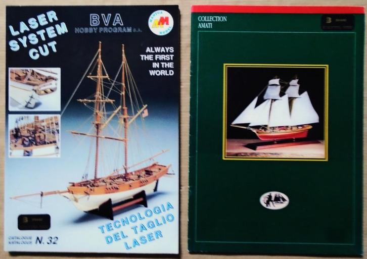2 Catalogi Modelschepen - Mantua /Amati  - 1993, Hobby en Vrije tijd, Modelbouw | Boten en Schepen, Gebruikt, Overige merken, Ophalen of Verzenden