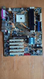 ASUS K8N Deluxe Socket 754 AMD Moederbord + cooler / fan, DDR, Ophalen of Verzenden, AMD