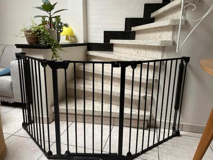 Traphekje NOMA kan ook voor haard o.d. gebruikt worden, Kinderen en Baby's, Traphekjes, Zo goed als nieuw, Schroefhekje, 115 cm of meer