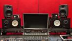 Yamaha ns10 m studio monitors + samson servo 300 versterker, Enlèvement, Utilisé, Audio