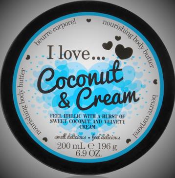 Beurre corporel I love... Coconut & Cream Neuf et emballé !