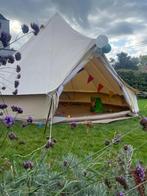 Bell tent te huur: glamping in stijl (géén festivals ), Caravans en Kamperen, Tenten, Ophalen, Zo goed als nieuw, Meer dan 6