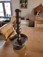 Antieke koperen kandelaar, Antiek en Kunst, Ophalen