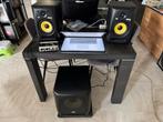 Krk rokit 6 rgp2 + 10s sub + NI Komplete Audio 6 +toebehoren, Ophalen, Gebruikt, Subwoofer, Overige merken