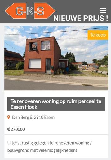 Vrijstaande woning perceel 1100m2 beschikbaar voor biedingen