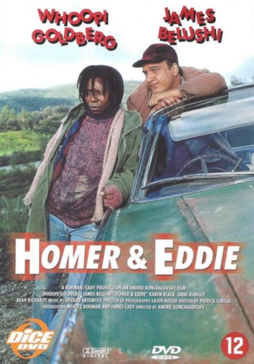 Homer and Eddie (1989) Dvd  Jim Belushi, Whoopi Goldberg, Cd's en Dvd's, Dvd's | Drama, Gebruikt, Drama, Vanaf 12 jaar, Ophalen of Verzenden