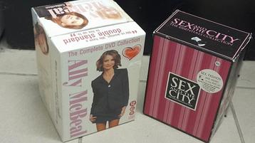 2 dvd-boxen sex and the city / ally Mc Beal, volledige reeks beschikbaar voor biedingen