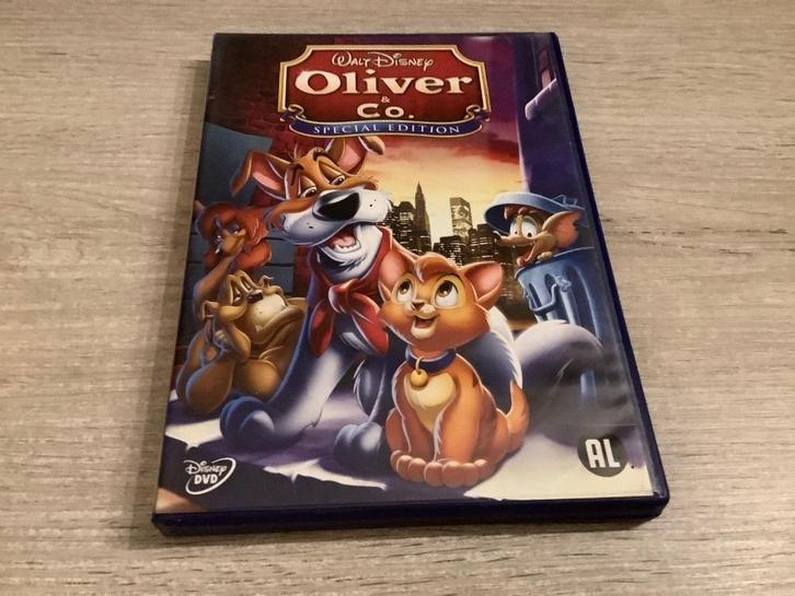 Walt Disney Oliver & Co DVD, Cd's en Dvd's, Dvd's | Tekenfilms en Animatie, Zo goed als nieuw, Europees, Tekenfilm, Alle leeftijden