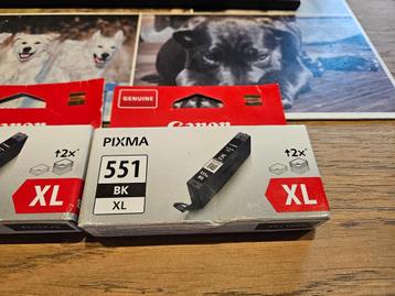 Canon Pixma 551 printcartridges beschikbaar voor biedingen