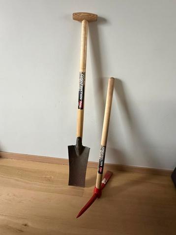 Polet Spade + Pikhouweel, Enlèvement, Comme neuf, Pioche