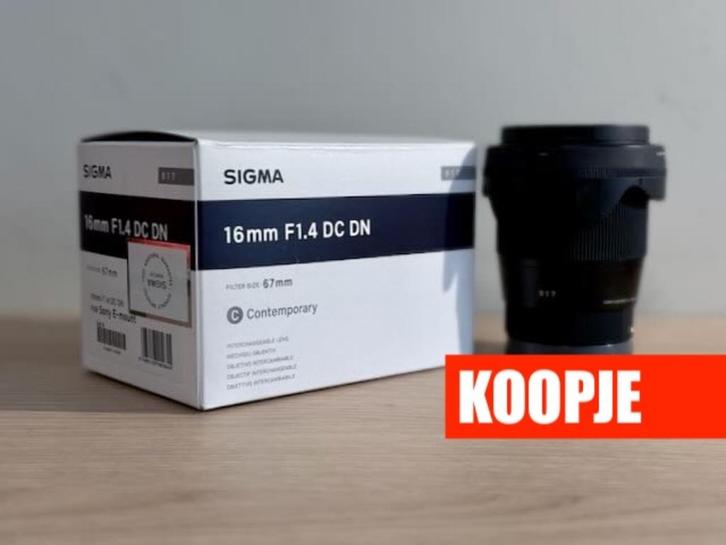 Maak prachtige portretfoto's met de Sigma 1.4 16mm voor Sony, Audio, Tv en Foto, Foto | Lenzen en Objectieven, Ophalen
