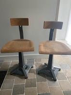 Vintage verstelbare singer stoelen, Antiek en Kunst, Ophalen of Verzenden