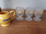 Glazen Ricard met kannetje, Verzamelen, Glas en Drinkglazen, Ophalen of Verzenden