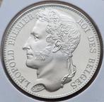 Restrike 5 Francs 1832 (Gelauwerd) Leopold I, Zilver, Ophalen of Verzenden, Zilver, Losse munt