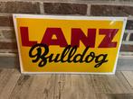 emaille reclame bord lanz, Verzamelen, Ophalen, Nieuw, Reclamebord