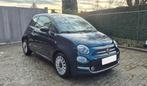 Fiat 500 1.2 Lounge met open panoramadak, Auto's, Fiat, Voorwielaandrijving, 4 cilinders, Blauw, Leder en Stof