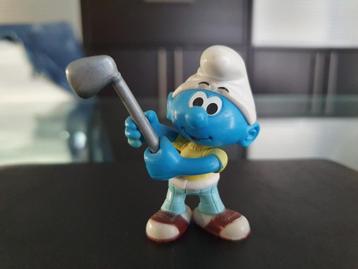 Schtroumpf golfeur figurine beschikbaar voor biedingen