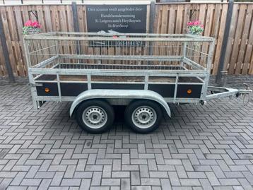 Ongeremde Dubbelasser met loofrekken 750kg beschikbaar voor biedingen