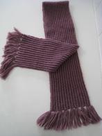 Damessjaal, bordeaux/paars, dik & zacht, met franjes, nieuw!, Enlèvement, Écharpe