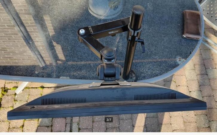 NewStar Bureaubeugel voor PC Monitor inclusief acer scherm., Computers en Software, Monitoren, Zo goed als nieuw, In hoogte verstelbaar