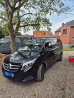MERCEDES V220 LICHTE VRACHT!, Auto's, Mercedes-Benz, Zwart, Zwart, Leder, Particulier